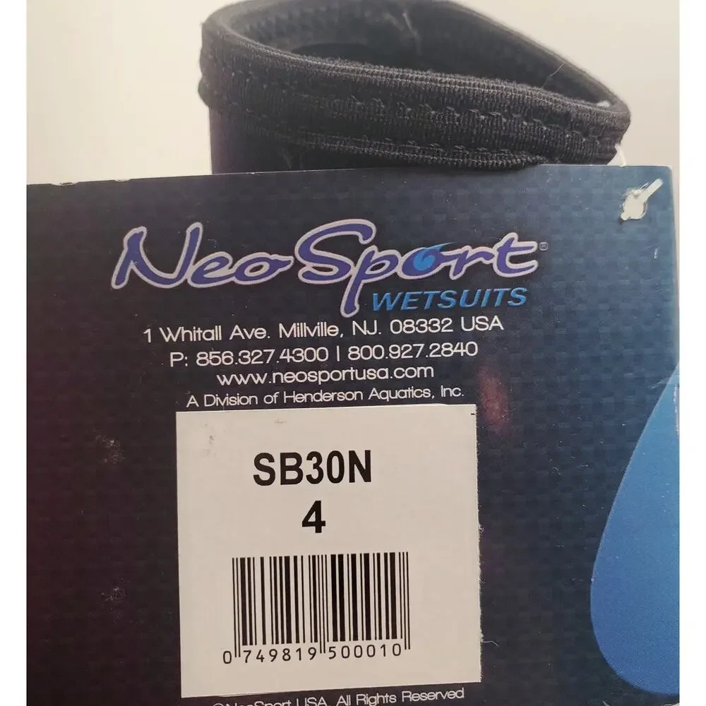 NeoSport 3mm Low Boots Unisex Size 4